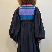 Load image into Gallery viewer, Abito sartoriale in cotone e seta shantung 70s