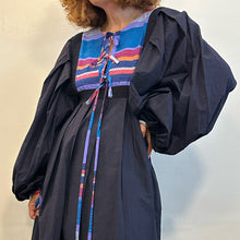 Load image into Gallery viewer, Abito sartoriale in cotone e seta shantung 70s