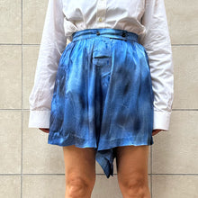 Load image into Gallery viewer, Short Disco Party sartoriali stampa tie dye seta 80s