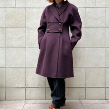 Load image into Gallery viewer, Cappotto Christian Lacroix bordeaux 80s