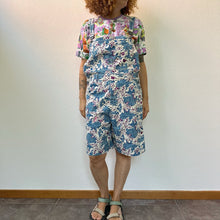 Load image into Gallery viewer, Salopette O'neill bianco e blu 90s