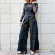 Load image into Gallery viewer, Pantaloni Cycle neri Y2k