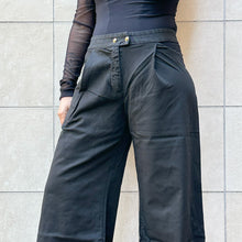 Load image into Gallery viewer, Pantaloni Cycle neri Y2k