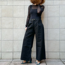 Load image into Gallery viewer, Pantaloni Cycle neri Y2k