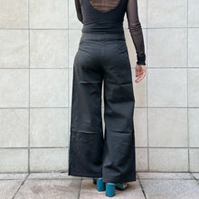 Load image into Gallery viewer, Pantaloni Cycle neri Y2k