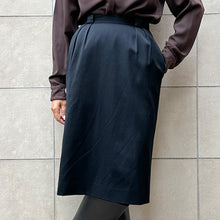 Load image into Gallery viewer, Gonna a tubino Christian Dior Pret a Porter Japan nera 90s