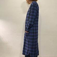 Load image into Gallery viewer, Abito Ann Sofie BAck check blu/nero