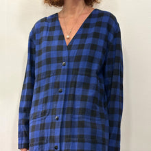 Load image into Gallery viewer, Abito Ann Sofie BAck check blu/nero