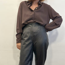 Load image into Gallery viewer, Pantalone Valentino boutique nappa nero 80s