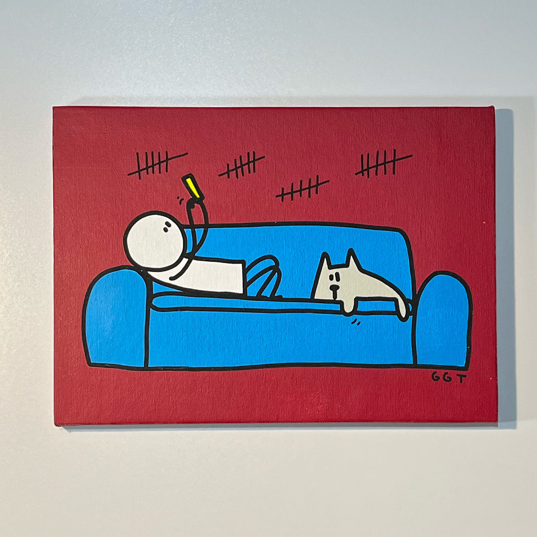 Sofa on canvas