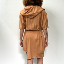 Load image into Gallery viewer, Jumpsuit color pesca scura o ruggine chiaro 80s