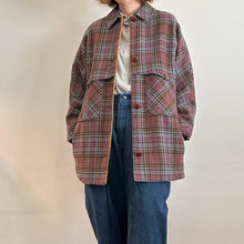 Load image into Gallery viewer, Giacca in check carta da zucchero e rosso primi 70s