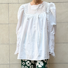 Load image into Gallery viewer, Blusa Antica sartoriale bianca