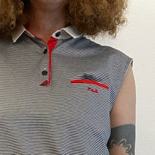 Load image into Gallery viewer, Polo smanicata Fila 80s