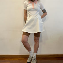 Load image into Gallery viewer, Gonna Sergio Tacchini in cotone piquet bianco 70s