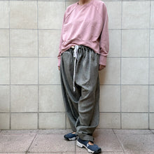 Load image into Gallery viewer, Pantalone sartoriale grigio melange 90s
