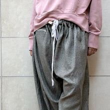 Load image into Gallery viewer, Pantalone sartoriale grigio melange 90s