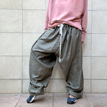 Load image into Gallery viewer, Pantalone sartoriale grigio melange 90s
