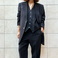 Load image into Gallery viewer, Completo nero a tre pezzi 90s