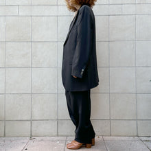 Load image into Gallery viewer, Completo nero a tre pezzi 90s