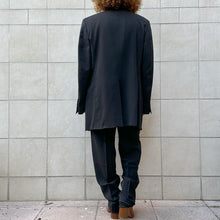 Load image into Gallery viewer, Completo nero a tre pezzi 90s