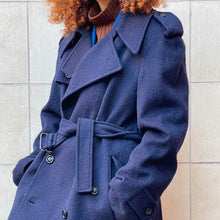 Load image into Gallery viewer, Cappotto Sangiorgio blu 70s