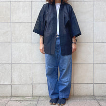 Load image into Gallery viewer, Haori natsu nero seta vintage,