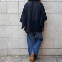 Load image into Gallery viewer, Haori natsu nero seta vintage,