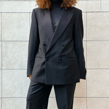 Load image into Gallery viewer, Smoking nero doppiopetto 80s