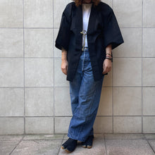 Load image into Gallery viewer, Haori natsu nero seta vintage