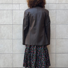 Load image into Gallery viewer, Giacca pelle marrone 80s