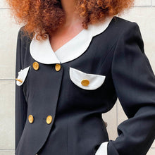 Load image into Gallery viewer, Blazer nero 90s