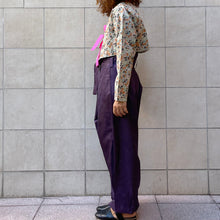 Load image into Gallery viewer, Jeogori giacca Hanbok sartoriale color nude con fiori sui toni del rosa