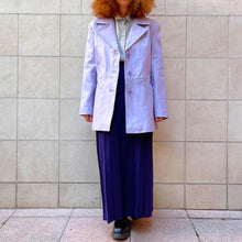 Load image into Gallery viewer, Giacca pelle lilla 90s