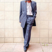Load image into Gallery viewer, Completo Corneliani gessato grigio 80s