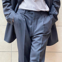 Load image into Gallery viewer, Completo Corneliani gessato grigio 80s