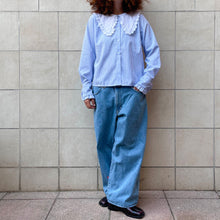 Load image into Gallery viewer, Camicia con colletto a righe