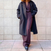 Load image into Gallery viewer, Cappotto sartoriale grigio / nero 60s/70s
