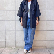 Load image into Gallery viewer, Haori natsu nero seta vintage