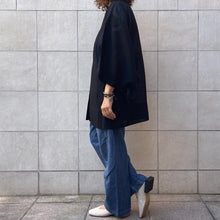 Load image into Gallery viewer, Haori natsu nero seta vintage