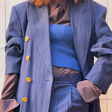 Load image into Gallery viewer, Completo Jean Paul Gaultier blu homme 80s
