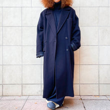 Load image into Gallery viewer, Cappotto blu 90s