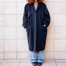 Load image into Gallery viewer, Cappotto Agnona nero 80s