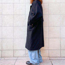 Load image into Gallery viewer, Cappotto Agnona nero 80s