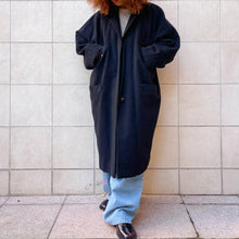 Load image into Gallery viewer, Cappotto Agnona nero 80s
