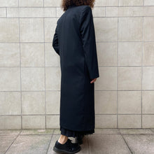 Load image into Gallery viewer, trench nero in lana 90s