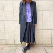 Load image into Gallery viewer, trench nero in lana 90s