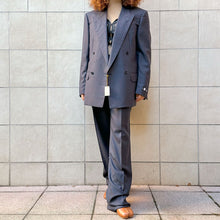 Load image into Gallery viewer, Completo Cantareli check grigio 90s