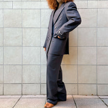 Load image into Gallery viewer, Completo Cantareli check grigio 90s