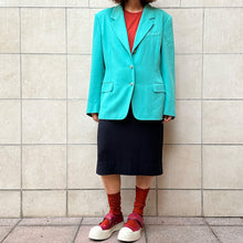 Load image into Gallery viewer, Giacca Max mara color turchese 90s